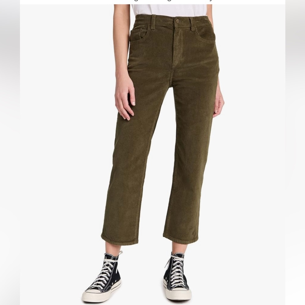 DL1961 Patti Straight High Rise Vintage green 29